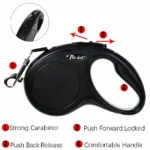Pet Dog Leash for Small Medium Dogs Cats Walking Automatic Retractable Extending Puppy Solid Roulette Chihuahua Bulldog Supplies - Image 5