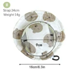 Fashion Adjustable Pet Sun Hat Breathable Outdoor Cat Sunscreen Hat Travel Cat Dog Pet Fisherman Hat - Image 6