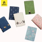 New Cartoon Passport Cover Travel Accessories Cute Raccoon Fox Flamingo Pattern Passport Holder Wallet Air Ticket Card Holder - Image 5