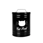 Large Capacity Dog Food Storage Container Airtight Moisture-Proof Pet Food Bin with Lids Metal Pet Treat Container Pets