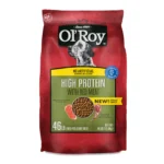 High Protein Dry Dog Food with Red Meat 46 lb Bag