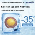 SHINEKNOT Pet Snacks Pure Chicken And Duck Meat Pack Freeze-Dried Egg Yolk Beautiful Fur Clean Teeth 200g Dog Snacks - Image 2