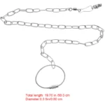 Stainless Steel Parrot Chain Leash Bird Foot Harness for Outdoor Flying Training Portable Lightweight Rust Resistant Wear Proof - Image 4