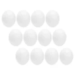 12Pcs Plastic Artificial Bird Eggs Realistic Smooth Surface Safe Non-Toxic for Pigeon Parrot Finch Breeding Hatching Simulation - Image 6