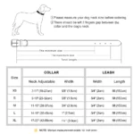 Customized Leather Dog Collar Leash Set Soft Padded Leather Collar For Small Medium Large Dogs With Free Engraved Nameplate - Image 7