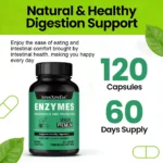 Digestive Enzymes for Bloating & Digestion-with Organic Prebiotics & Probiotics for Gut & Digestive Health, Non-GMO, Gluten Free - Image 6