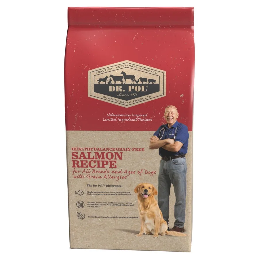 kf-S1b6afa9b08494677abe4866e3248ae6aX Healthy Balance Limited Ingredient Grain-Free Salmon Recipe Dog Food, 4 lb. Bag - Image 1