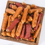 Duck And Chicken Sausages for Dogs - Treats Suitable for Small, Medium, And Large Breeds - Crafted from Fresh Meat And Nutritious, High-Protein Ingredients, Ideal for Positive Reinforcement Training