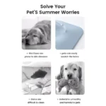 Summer Pet Ice Cushion Cat Dog Cooling Soft Ice gel Pet Cushion Cat Cool Cushion Pet Ice Nest Cool Ice Cushion - Image 5