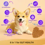 Probiotics Supplements for Dogs 90 Count Digestive Enzymes for Gut Flora Health Diarrhea & Bowel Support Pet Immune System - Image 3