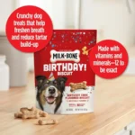 Celebrate Birthday Cake Artificially Flavored Biscuits, Small Dog Treats, 8 oz. Bag - Image 4