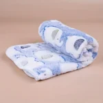 Soft and Cozy Cartoon Elephant Pet Blanket for Dogs and Cats Flannel Throw for Puppies and Kittens Universal Size Christmas Gift - Image 5