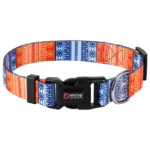 Printed Pet Collars Nylon Adjustable Dog Collars Strong and Durable for Medium and Large Dog Collars Pet Accessories Supplies - Image 6