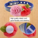 50/100ps Flower-Collar Slidable Pet Dog Bowties For Dogs Collar Accessories Flowr Bow Tie For Small Dog Cat For Dog Accessories - Image 3