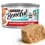 Purina Small Breed Wet Dog Food, Incredibites Loaf With Real Beef Recipe - Pack of 12 3 oz. Cans
