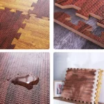 Puzzle Mat 12PCS 30x30cm Foam Play Mats Rug Baby Game Mat Baby Activity Gym Puzzle Mat Wood Grain Floor Mat Kids Carpet Play Mat - Image 10