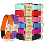 Personalized Dog Collar Waterproof Nylon Dog Collars Soft Padded Pet Necklace Free Engraved for Small Medium Large Dogs Pitbull - Image 2