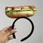 vegetable Fruit snack Simulated Food Hair Hoop Personality Vegetable Hamburg Hotdog Headband Ice Cream Bread Daily - Image 5