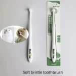 Round Head Pet Toothbrush Remove Bad Breath Tartar Teeth Care Soft Brush Dog Cat Oral Cleaning Tool Small Pet Puppy Supplies
