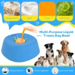 Liquid Slow Dog Bowls Anti-slip Ball-shaped Bone Soup Dog Licking Bowl Licking Bowl for Healthy Eating Non-Slip and Anti-Chokin - Image 3