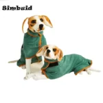 Pet Bathrobe Adjustable Absorbent Towel for Large Medium Small Dog Super Fast Drying Moisture Bath Robe - Image 6