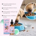 Dog Collagen Drops Gentle Formula Hair and Skin Care Supplement to Accompany Main Food - Image 6