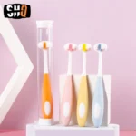 Elastic Soft 3-Sided Pet Toothbrush Dog Toothbrush Removing Bad Breath Tartar Cleaning Mouth Pet Dental Care Cat Cleaning New