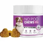 120 Chews No Poop Eating Deterrent Chews for Dog Prevent Stop Dogs from Eating Poop Supplement with Digestive Enzymes&Probiotics
