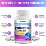 Probiotics 120 Billion CFU 36 Strains Contains Prebiotics and Digestive Enzymes for Digestion and Immune Support Vegan, Non-GMO - Image 2