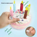 New Birthday Cake Dog Toys Interactive Bite Resistant Gnaw Toys Puppy Teething 16cm Stuffed Cake Doll Party Decor - Image 3