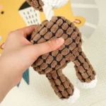 Puppy Squeaker Squeaky Plush Bone Dog Toy - Fun Chew Toy for Teething Pets Molar Training Accessory for Canine Playtime - Image 6