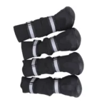 D2 4Pcs Set Pet Dog Shoes Anti Slip Protective Boots Dog Socks for Large Dogs Cat Waterproof Winter Dog Pet Puppy Shoes For Dogs - Image 6