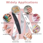 5/25Pcs/Lot Nail File Mix Color 80/100/150/180/240 Grit Professional Sandpaper Cuticle Remover Buffer Files Manicure Tool Set - Image 5