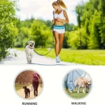 Hand Free Dog Leash for Pet Walking Running Jogging Adjustable Dog leash Waist Belt Chest Strap Traction Rope Dog Accessories - Image 5