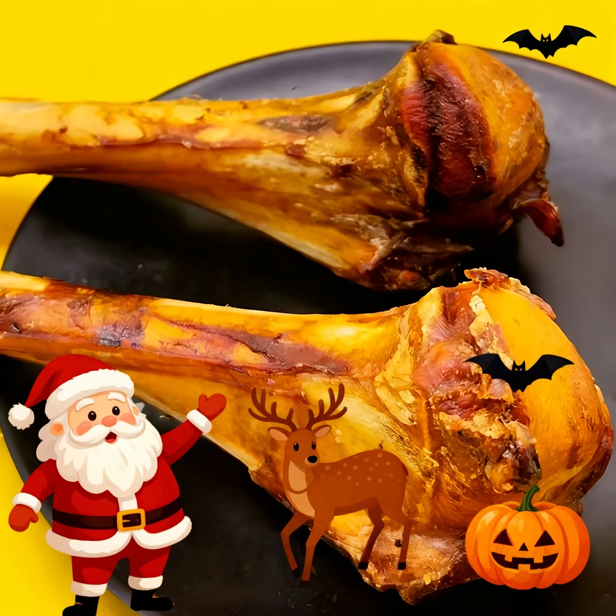 kf-S2e74cb1a31ab4bbe83c093a348c6e4192 for large Beef Bones For Dogs - Natural Dental Chewing Bones, Durable Dog Treats For Teething Puppies & Adult Dogs, Promotes Oral Health, Mental Stimulation & Satisfaction, Safe Chew Toys For Large Breeds, Dog Bones For Aggressive Chewers - Image 1