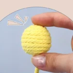 4Pcs/set Colorful Cotton Rope Ball Cat Toys Interactive Pet Toy for Cats Kittens - Image 5