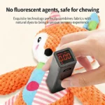Soft Plush Dog Squeaky Toy Bite Resistant Molar Chew Doll Interactive Sound Pet Toy Puppy Anxiety Relief Boredom Relief Companio - Image 3