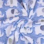 Soft and Cozy Cartoon Elephant Pet Blanket for Dogs and Cats Flannel Throw for Puppies and Kittens Universal Size Christmas Gift - Image 6