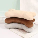 Pet Pillow Chew Toy - Bone Shape Plush Dog Cat Toy, Non-Toxic Soft Chew Resistant Pillow Toy for Puppies Kittens,