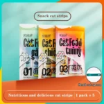 Cat strips cat snacks kitten into cat wet food package liquid nutrition cat snack strips