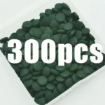 50-300Pcs High Purity Spirulina Tablets Spiral Seaweed Enrichment Favorite Pets Food Fish Crystal Red Shrimp Fish Food Aquarium
