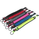 Reflective Dog Collar Pet Collar Pet Traction Rope Suitable Soft Neoprene Padded Breathable Nylon Pet Collar Adjustable - Image 2