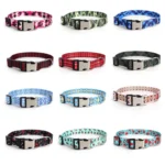 Custom Large Dog Collar Cute Print Personalized Pet Collar Nylon Puppy Dogs ID Collars Engraved Name for Small Medium Large Dog - Image 5