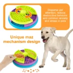 Dog Slow Feeder Interactive Dog Puzzle Game Toy Reusable 3 Layers Puzzle Puppy Feeder for Pet Avoid Gulping - Image 4