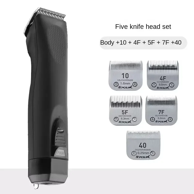 kf-S33764d17f8fe45e3899ce6858b9cec7aS 30W Electric Dogs Hair Trimmer Set Rechargeable Cats Professional Hair Trimmers with Charger Cable Blade Trimmers Cordless - Image 1