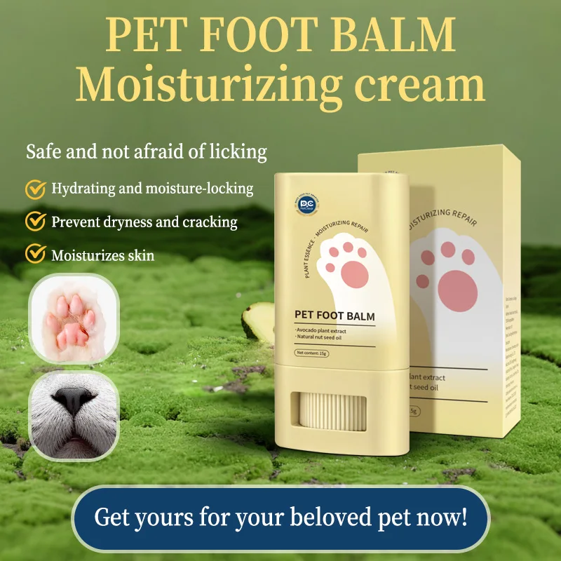 kf-S339e3a9162654422a55f27ed8c703ed5G PetClear 15g Pet Paw Balm - Safe Lickable, Hypoallergenic Non-Irritating, Moisturizing to Prevent Dry Cracked Paws - Image 1
