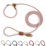 Multi-functional adjustable P-shape dog leash Chain Traction Rope Leads for Running Walking Free hands free leashes - Image 2