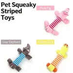 Soft Plush Dog Squeaky Toy Bite Resistant Molar Chew Doll Interactive Sound Pet Toy Puppy Anxiety Relief Boredom Relief Companio - Image 5