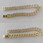 Luxury Design Cuban Chain Dog Collar with Quick Buckle for Small Medium Large Dogs Cats 15MM Gold Chain Pet Necklace Jewelry - Image 5