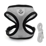 Pet Puppy Harness Leash Set for Small Dogs Cats Reflective Breathable Dog Chest Strap Walking Yorkie Vest Traction Rope Supplies - Image 2